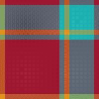 Hintergrund Stoff Plaid. Textil- Textur Schottenstoff. Vektor prüfen Muster nahtlos.