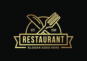 Restaurant Logo Vorlage Design Vektor