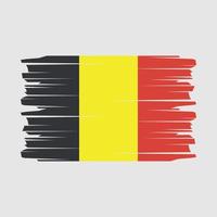 belgien flagga borsta vektor