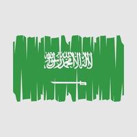 Saudiarabien flagga vektor