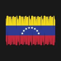 venezuela flag pinselvektor vektor