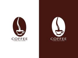 kaffe logotyp design mall, vektor kaffe logotyp för kaffe affär och några företag relaterad till kaffe.