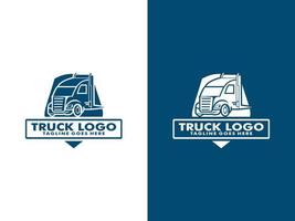 LKW Logo Design Vektor. LKW Ladung, Logistik, Lieferung Logo Vorlage vektor