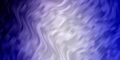 hellvioletter Vektorhintergrund mit gebogenen Linien. vektor