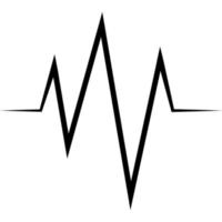 png Elektrokardiogramm Welle Klang Herz, schlagen Logo Linie medizinisch Diagramm vektor