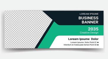 Business-Web-Banner-Vorlagen-Design kostenloser Vektor