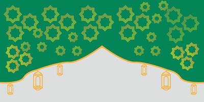islamische Grüße Ramadan Kareem Karte Design Hintergrund vektor