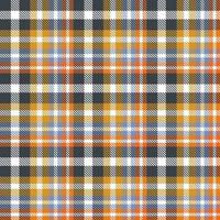 Tartan Muster Stoff Design Textur ist ein gemustert Stoff bestehend aus von criss gekreuzt, horizontal und Vertikale Bands im mehrere Farben. Tartans sind angesehen wie ein kulturell Symbol von Schottland. vektor