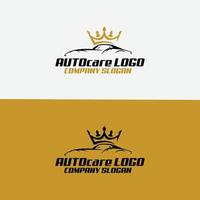 Luxus königlich Auto Pflege Logo vektor