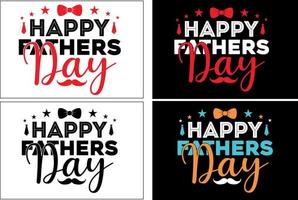Papa Typografie t Hemd bündeln oder Väter Tag t Hemd bündeln vektor