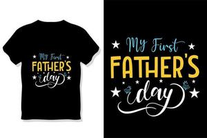 Papa Typografie t Hemd oder Väter Tag t Hemd vektor