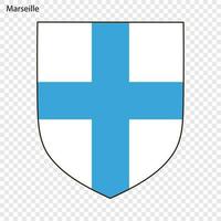 emblem av marseille vektor