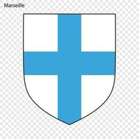 Emblem von marseille vektor