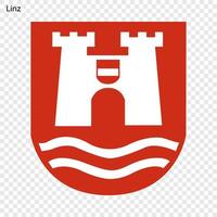 emblem av linz vektor