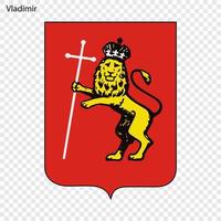 emblem av Vladimir vektor