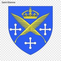 emblem av helgon etienne vektor