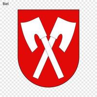 emblem av biel vektor