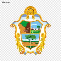 emblem av manaus vektor