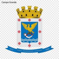 emblem av campo grande vektor