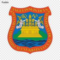 emblem av puebla vektor