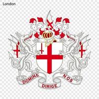 emblem av London vektor