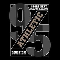 Sport Aufteilung sportlich Text Logo Vektor Design