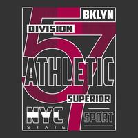 division atletisk vektor design