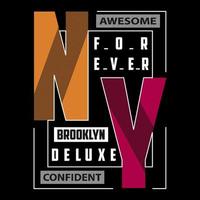 ny york stad vektor text logotyp samling design