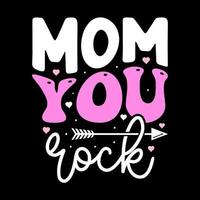 Lycklig mors dag, mors dag t-shirt, text mamma tröja, mamma tshirt Citat, mamma t-shirt vektor