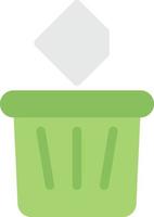 Mülleimer-Vektorillustration auf einem Hintergrund. Premium-Qualitätssymbole. Vektorsymbole für Konzept und Grafikdesign. vektor