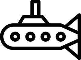 U-Boot-Vektorillustration auf einem Hintergrund. Premium-Qualitätssymbole. Vektorsymbole für Konzept und Grafikdesign. vektor