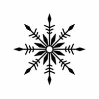 Schneeflocke Symbol einfach Illustration. Lager Vektor. vektor