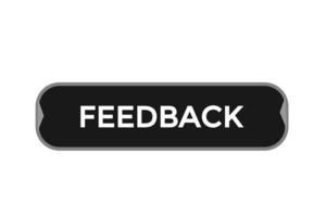 Feedback vectors.sign Etikette Blase Rede Feedback vektor