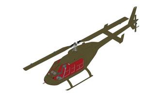 grå helikopter vektor illustration