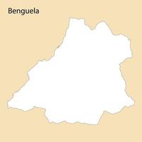 hoch Qualität Karte von benguela ist ein Region von Angola vektor