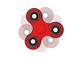 fidget spinnare ClipArt vektor isolerat på vit bakgrund