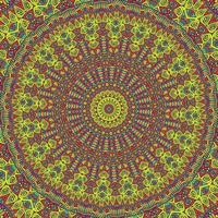en färgrik kalejdoskop med en cirkel mönster bakgrund vektor