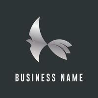 fågel begrepp logotyp. modern och minimalistisk logotyp. passa för företag, varumärke, identitet, varor, företag. vektor eps 10.