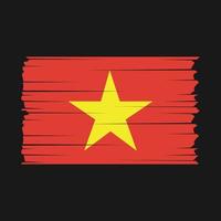 vietnam flagga vektor