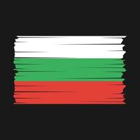 bulgarien flagge vektor