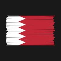 Bahrain flagga vektor