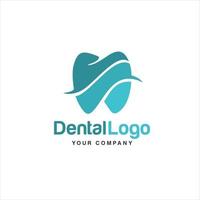 dental logotyp, logotyp för dental hälsa, och logotyp för dental vård. vektor