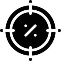 mål fokus ikon symbol design bild, illustration av de Framgång mål ikon begrepp. eps 10 vektor