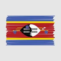 swaziland flagga vektor