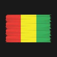 Guinea flagga vektor