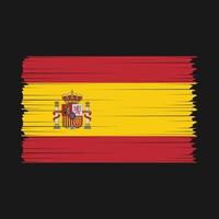 Spanien flagga vektor