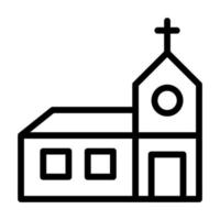 katedral ikon översikt stil påsk illustration vektor element och symbol perfekt.