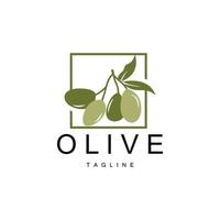 oliv logotyp, oliv olja växt vektor, naturlig ört- hälsa medicin design, illustration mall ikon vektor