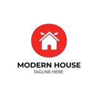 moderne immobilien-logo-design-vorlage vektor