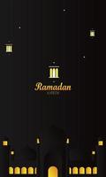 Ramadan kareem Gruß Karte Hintergrund - - Vektor